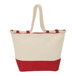 Barcelona Canvas & Jute Tote (Q111722) -Qualityimprint Shop Q111722 blank jute bags with logo 4