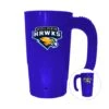 20 Oz. Stackable Beer Stein (2 Side) FC (Q113822) -Qualityimprint Shop Q113822 blue beermugs withlogo beautyshot 1