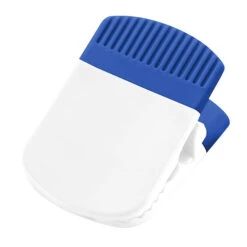 Square Power Clip (Q117476) -Qualityimprint Shop Q117476 blue white clips with logo 2