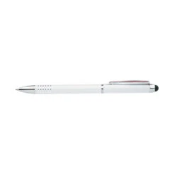 Chrome Accent Metal Twist Stylus Pens (Q130311) 11 Chrome Accent Metal Twist Stylus Pens (Q130311) -Qualityimprint Shop Q130311 white pens with logo 5