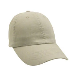 Unconstructed Deluxe Washed Brushed Cotton Twill Caps (Q131411) -Qualityimprint Shop Q131411 almond caps with logo 2