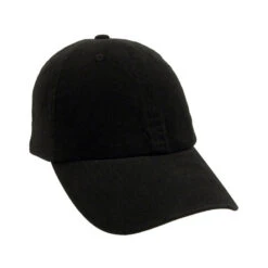 Unconstructed Deluxe Washed Brushed Cotton Twill Caps (Q131411) -Qualityimprint Shop Q131411 black caps with logo 3