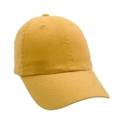 Unconstructed Deluxe Washed Brushed Cotton Twill Caps (Q131411) -Qualityimprint Shop Q131411 mango caps with logo 8