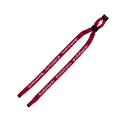 1/2" Double-Thick Cotton Trade Show Lanyard With Plastic Option Y Converter (Q13304)