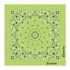 22 In Traditional USA Paisleys Bandana - Lime-Green (Q136522) 4 22 In Traditional USA Paisleys Bandana - Lime-Green (Q136522) -Qualityimprint Shop Q136522 bandanas with logo 1