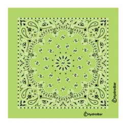 22 In Traditional USA Paisleys Bandana - Lime-Green (Q136522)