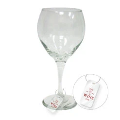 Rectangle Acrylic Wine Charm (Q137922)