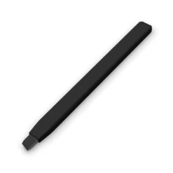 Powerstick Chisel Pencil (Q138122) -Qualityimprint Shop Q138122 front black pencils with logo 3