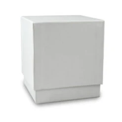 14 Oz. White Matte Candle With LUX Box (Q141211) -Qualityimprint Shop Q141211 white candles with logo 1