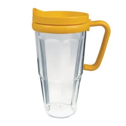 24 Oz. Thermal Travel Mug - Decal (Q141522) -Qualityimprint Shop Q141522 Clear Golden Travel Mugs with logo 5