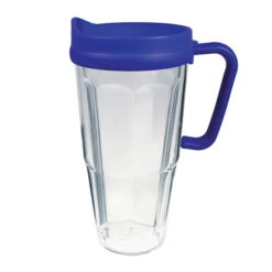 24 Oz. Thermal Travel Mug - Decal (Q141522) -Qualityimprint Shop Q141522 Clear Navy Travel Mugs with logo 9