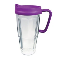 24 Oz. Thermal Travel Mug - Decal (Q141522) -Qualityimprint Shop Q141522 Clear Purple Travel Mugs with logo 11