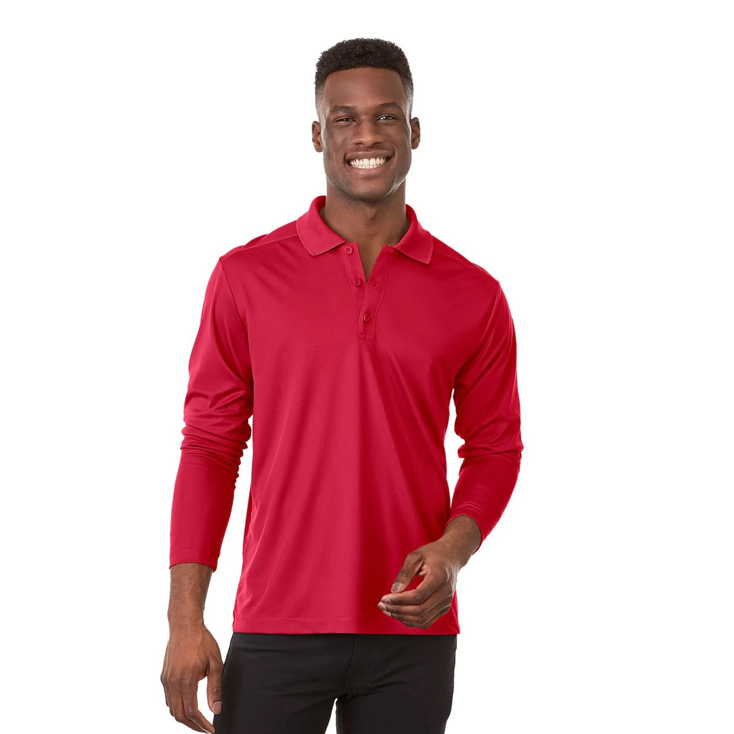 Elevate Men's MORI Long Sleeve Polo (Q143322) 5 Elevate Men's MORI Long Sleeve Polo (Q143322) - Image 5