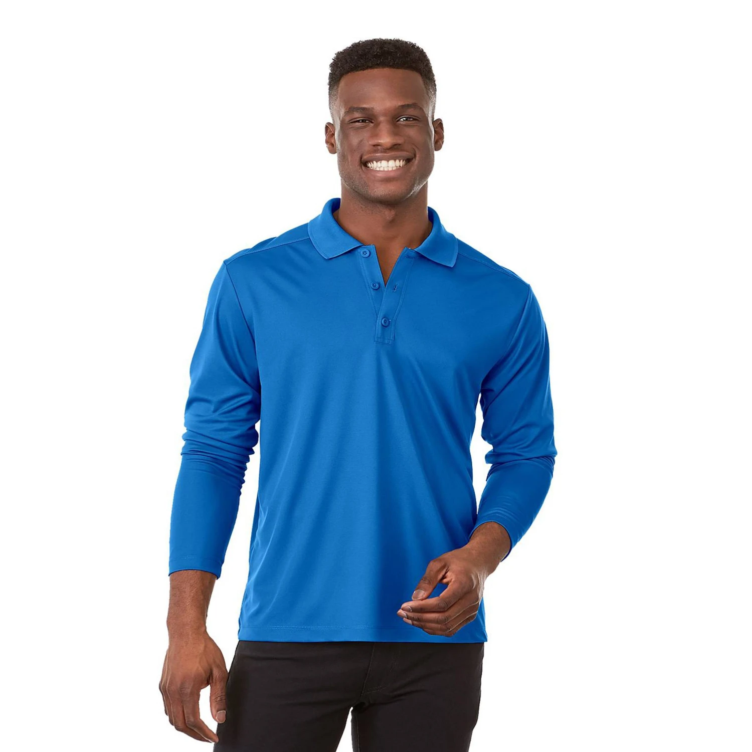 Elevate Men's MORI Long Sleeve Polo (Q143322) 6 Elevate Men's MORI Long Sleeve Polo (Q143322) - Image 6