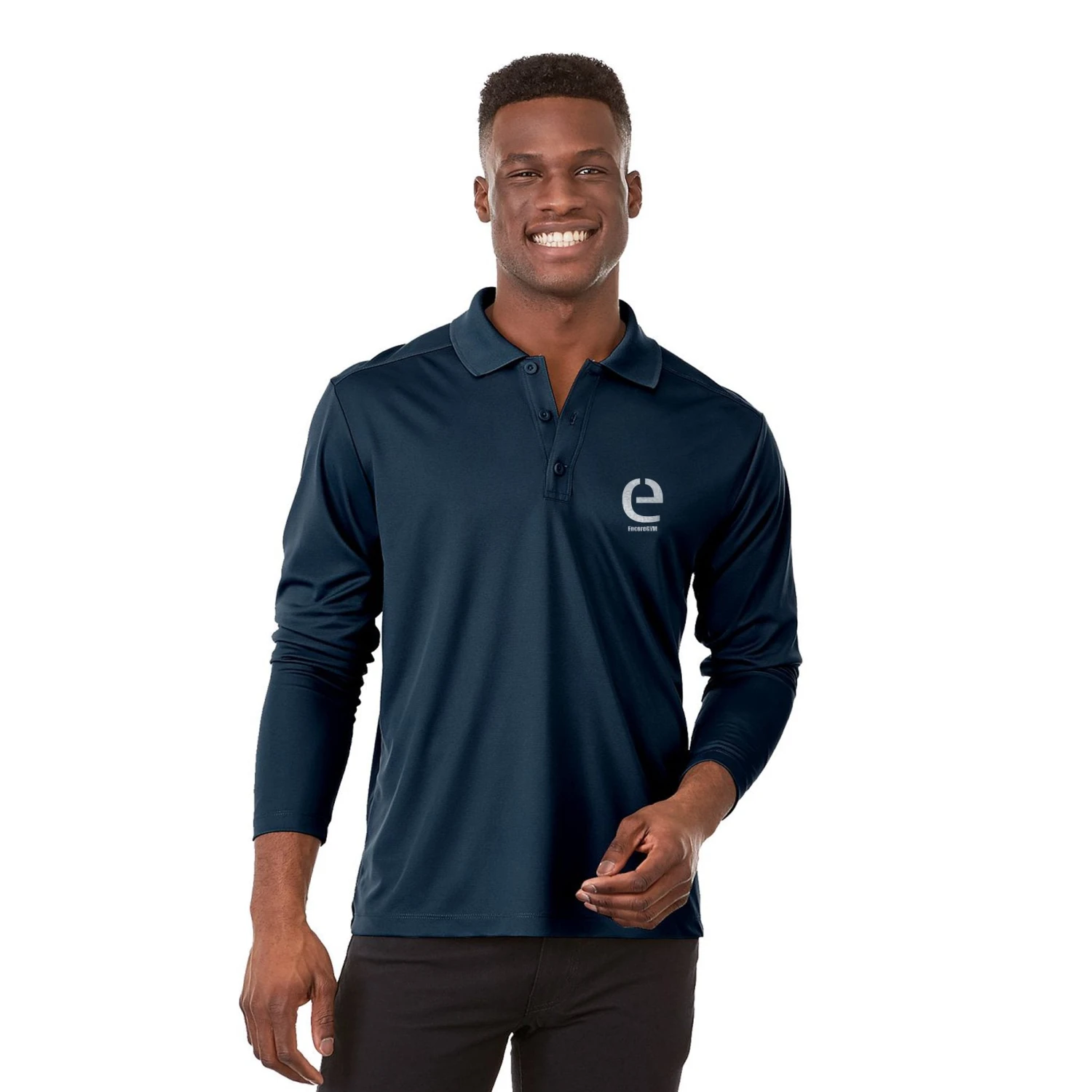 Elevate Men's MORI Long Sleeve Polo (Q143322) 1 Elevate Men's MORI Long Sleeve Polo (Q143322)