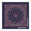 22 In Traditional USA Paisleys Bandana - Blue-Red-White (Q146522) -Qualityimprint Shop Q146522 bandanas with logo 1