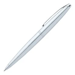 Cross® ATX Pure Chrome Ballpoint Pen - Pad Print (Q147022) -Qualityimprint Shop Q147022 metal pens with logo 4