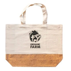 6Oz. Linen And Cork Tote (Q149622)