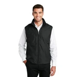 Port Authority® Challenger™ Vest (Q150511) -Qualityimprint Shop Q150511 TrueBlack Vests with logo 1