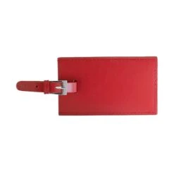 Whitney™ Luggage Tag (Q152765) -Qualityimprint Shop Q152765 darkred luggage tags with logo 4