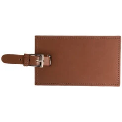 Whitney™ Luggage Tag (Q152765) -Qualityimprint Shop Q152765 darktan luggage tags with logo 5