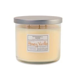 Stonewall Home Soy Blend Candle - Honey Vanilla (Q152922) -Qualityimprint Shop Q152922 blank candles with logo 3