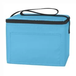 Budget Cooler Bag (6 Pack) (Q15543) -Qualityimprint Shop Q15543 lightblue coolerbags with logo 5