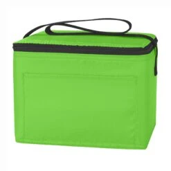 Budget Cooler Bag (6 Pack) (Q15543) -Qualityimprint Shop Q15543 lime coolerbags with logo 6