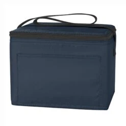 Budget Cooler Bag (6 Pack) (Q15543) -Qualityimprint Shop Q15543 navy coolerbags with logo 8
