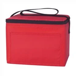 Budget Cooler Bag (6 Pack) (Q15543) -Qualityimprint Shop Q15543 red coolerbags with logo 11