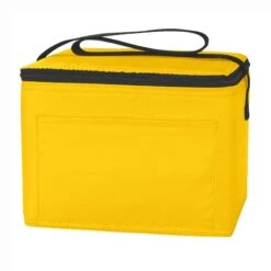 Budget Cooler Bag (6 Pack) (Q15543) -Qualityimprint Shop Q15543 yellow coolerbags with logo 14