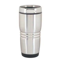 Stainless Steel Rolling Ridges Tumbler (15 Oz.) (Q166311) -Qualityimprint Shop Q166311 stainless tumblers with logo 2