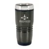 Stainless Steel Rolling Ridges Tumbler (15 Oz.) (Q166311)