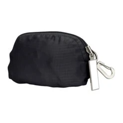 Foldable Tote With Lobster Clip (Q174311) -Qualityimprint Shop Q174311 black blank totebags withlogo 4