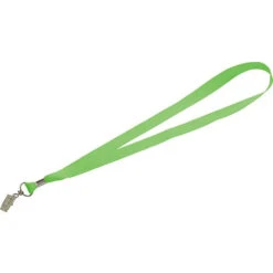 Lanyard With Bulldog Clip (Q174776) -Qualityimprint Shop Q174776 green lanyards with logo 3