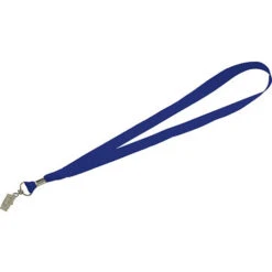 Lanyard With Bulldog Clip (Q174776) -Qualityimprint Shop Q174776 navy lanyards with logo 4
