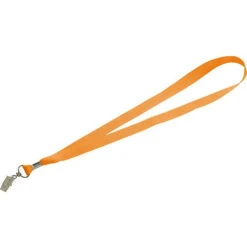 Lanyard With Bulldog Clip (Q174776) -Qualityimprint Shop Q174776 orange lanyards with logo 6