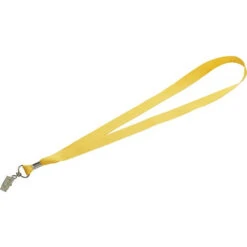 Lanyard With Bulldog Clip (Q174776) -Qualityimprint Shop Q174776 yellow lanyards with logo 8