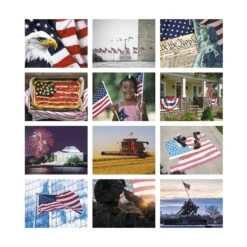 Celebrate America - Spiral (Q179811) -Qualityimprint Shop Q179811 white months calendars withlogo 4