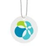 Acrylic Charm With Chain - Circle (Q181122)