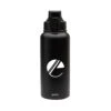 32 Oz. Perka® Rex Stainless Steel Water Bottle (Q187322) -Qualityimprint Shop Q187322 black steel bottles with logo 1