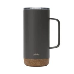 16 Oz. Perka® Kerstin 304 Stainless Steel Mug (Q200622) -Qualityimprint Shop Q200622 gray travel mugs with logo 4