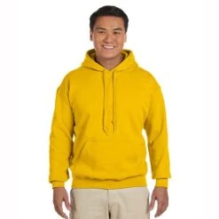 Gildan Heavy Blend™ 8 Oz. 50/50 Hood (Q200676) -Qualityimprint Shop Q200676 gold sweatshirts with logo 7