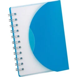 The Post Spiral Notebook (Q201455) -Qualityimprint Shop Q201455 transblue notebooks with logo 3