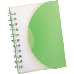The Post Spiral Notebook (Q201455) -Qualityimprint Shop Q201455 transgreen notebooks with logo 4