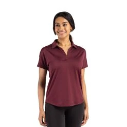 Cutter & Buck Coastline Epic Comfort Womens Dolman Polo (Q204332) 10 Cutter & Buck Coastline Epic Comfort Womens Dolman Polo (Q204332) -Qualityimprint Shop Q204332 bordeaux polo shirts with logo 4