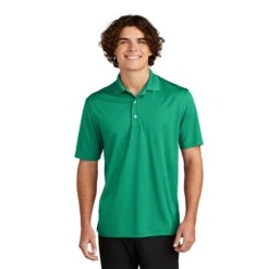 Sport-Tek® Dri-Mesh® Polo Shirts (Q205311) -Qualityimprint Shop Q205311 KellyGreen Polo Shirts with logo 1