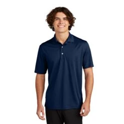 Sport-Tek® Dri-Mesh® Polo Shirts (Q205311) -Qualityimprint Shop Q205311 Navy Polo Shirts with logo 1