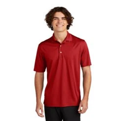 Sport-Tek® Dri-Mesh® Polo Shirts (Q205311) -Qualityimprint Shop Q205311 Red Polo Shirts with logo 1