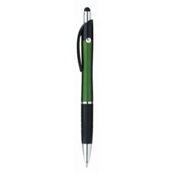 Souvenir® Metallic Emblem Stylus Pen (Q206311) -Qualityimprint Shop Q206311 green pens with logo 4